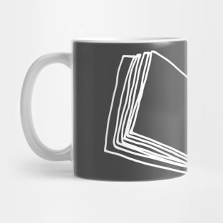 One line book Mug